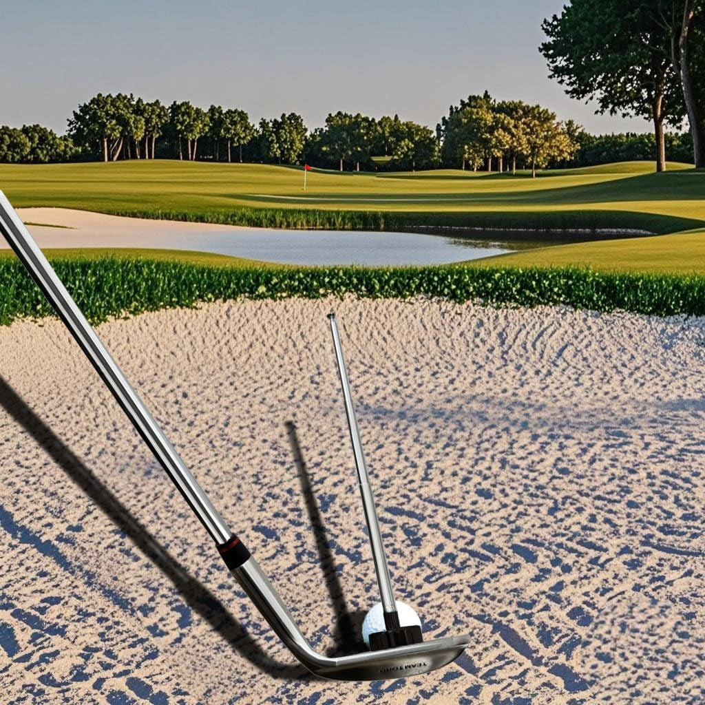 Golf Alignment Rods, Golf Alignment Stick Corrector Lie Angle Tool, Golf Swing Training Aids Aiming Stick - Golf Club Face Aim, Visualize and Align Your Golf Shot