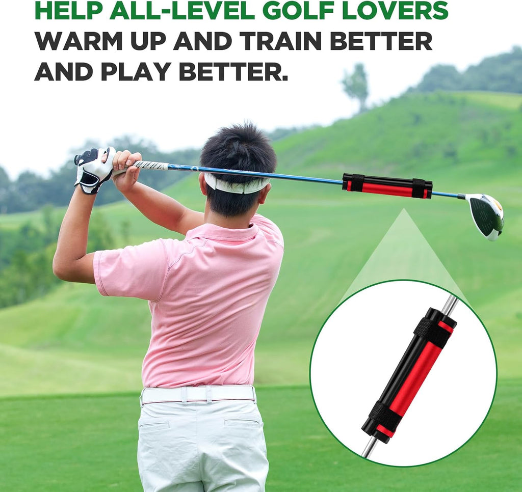 Golf Swing Weight Trainer Set with Weighted Rings