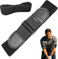 Adjustable Golf Swing Trainer, Swing Training Aid, Golf Swing Arm Band | Adjustable Length, PU Leather Heads, Extra Width