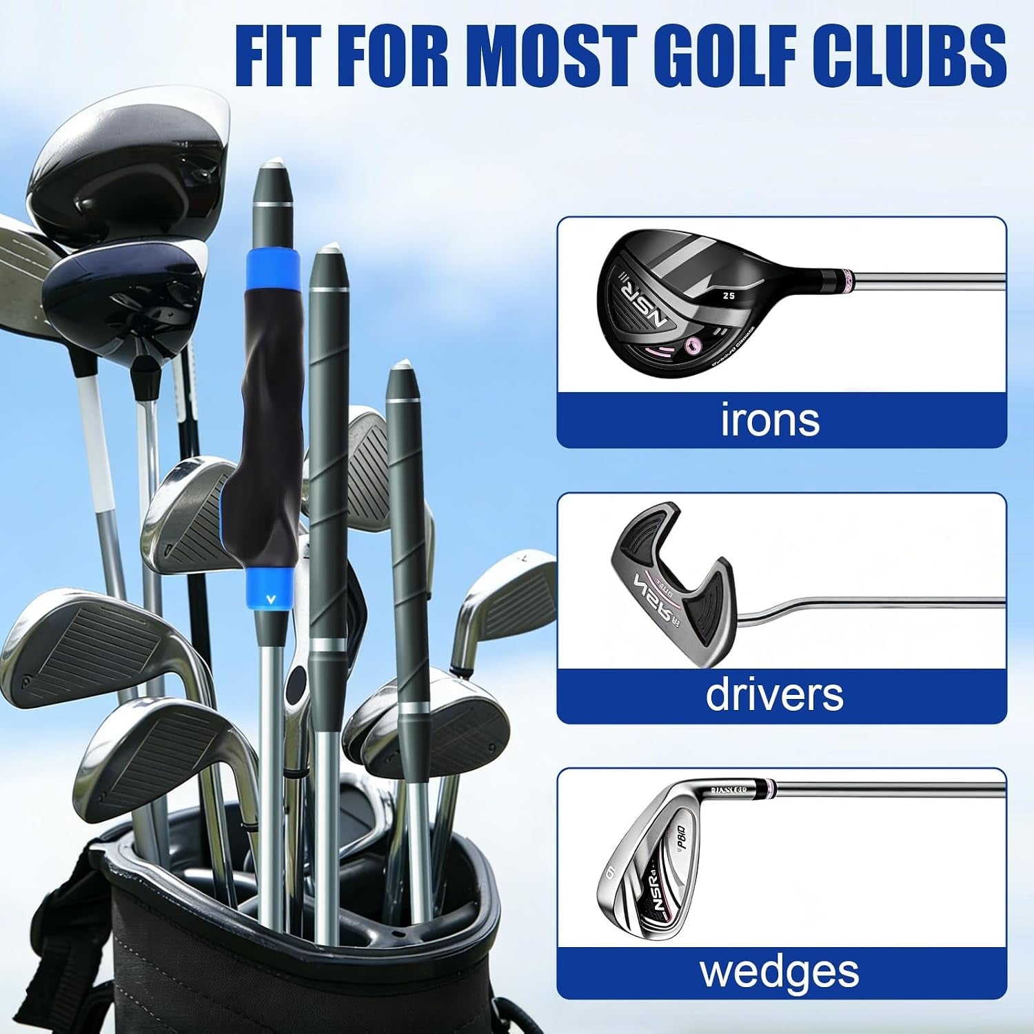 Right-Hand Golf Grip Trainer for Better Swing Consistency
