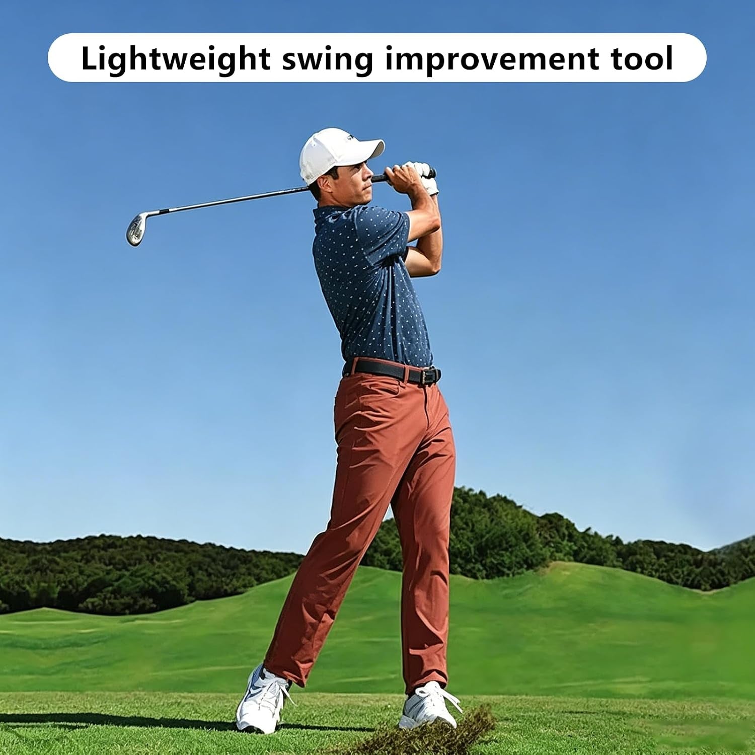 Golf Training Aid Set with Swing Smart Ball & Wrist Support, Inflatable Golf Swing Trainer for Posture Correction, Straight Arm & Chicken Wing Fix, Golf Practice Equipment for Beginners