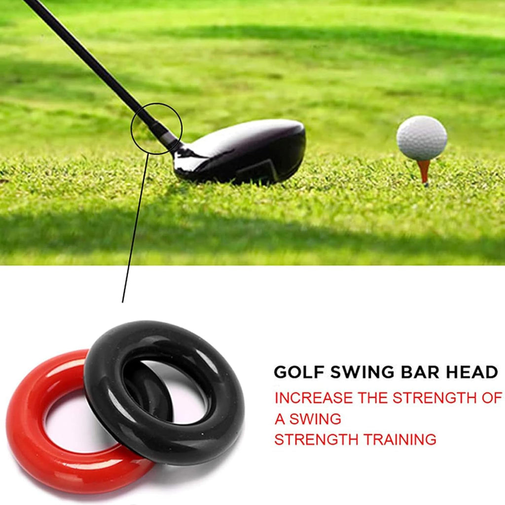 Golf Swing Weight Rings (3-Pack) – Donut‑Style Weighted Warm‑Up Accessories for Drivers, Irons & Woods