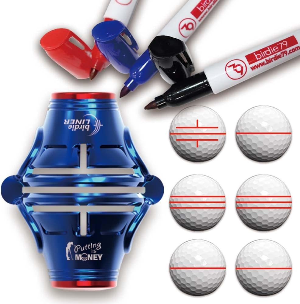 360° Golf Ball Alignment Marker Tool Kit