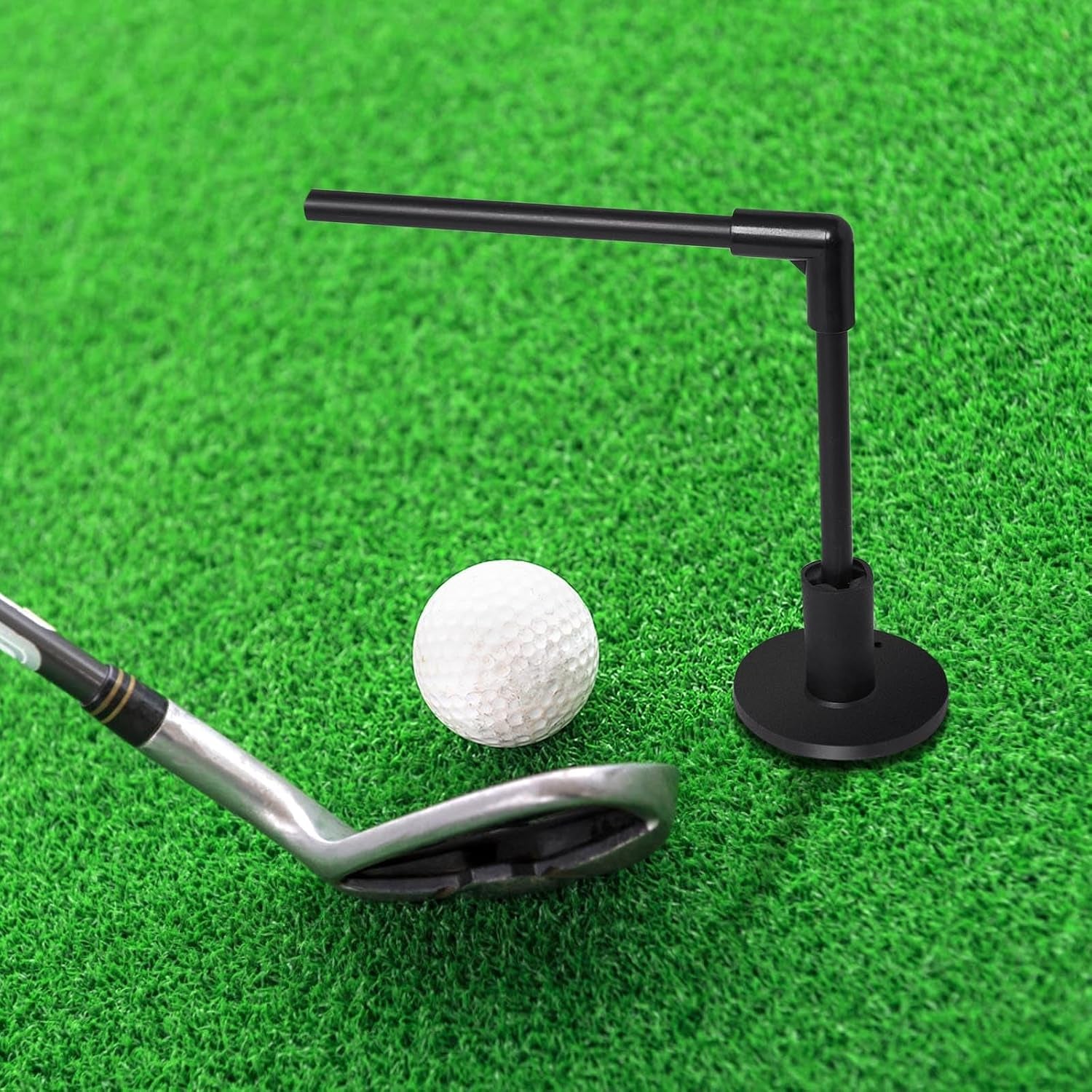 Golf Slice Corrector – Portable inside Approach Swing Trainer, Lightweight Practice Aid for Golfers of All Ages & Skill Levels - Reduce Slicing Topping (Right-Angle Design)