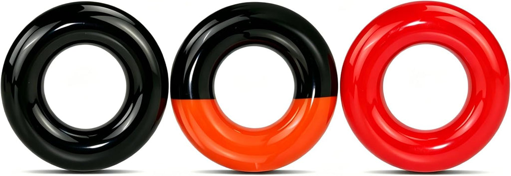 Golf Swing Weight Rings (3-Pack) – Donut‑Style Weighted Warm‑Up Accessories for Drivers, Irons & Woods
