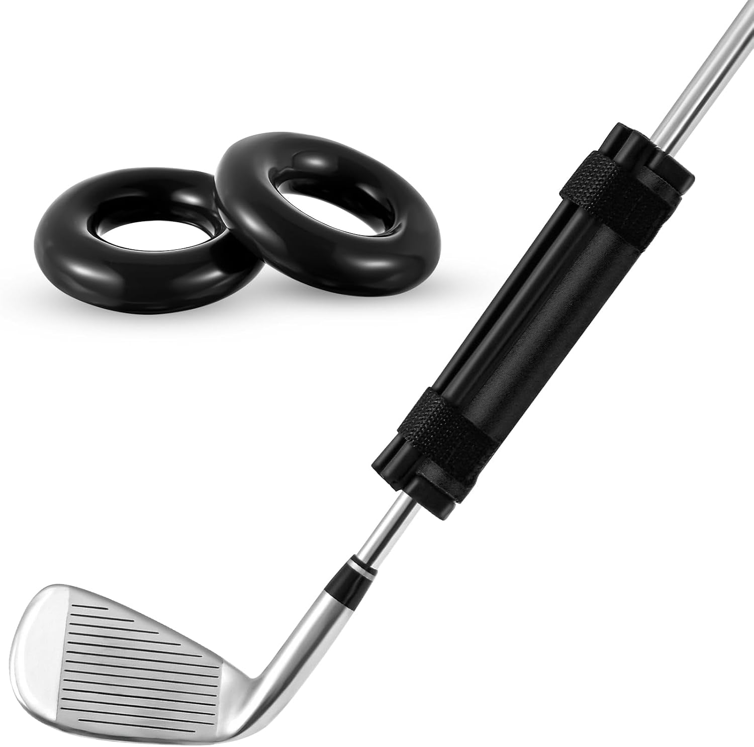 Golf Swing Weight Trainer Set with Weighted Rings