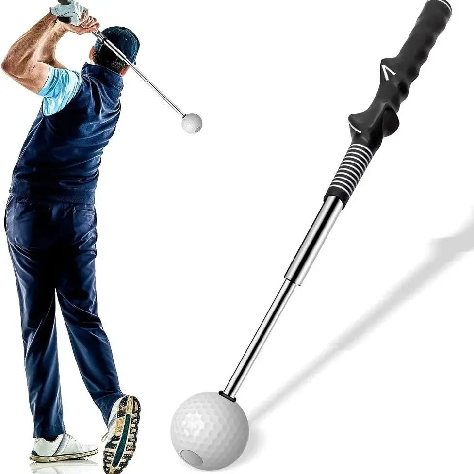 Telescopic Golf Swing Trainer Stick for Tempo & Swing Plane