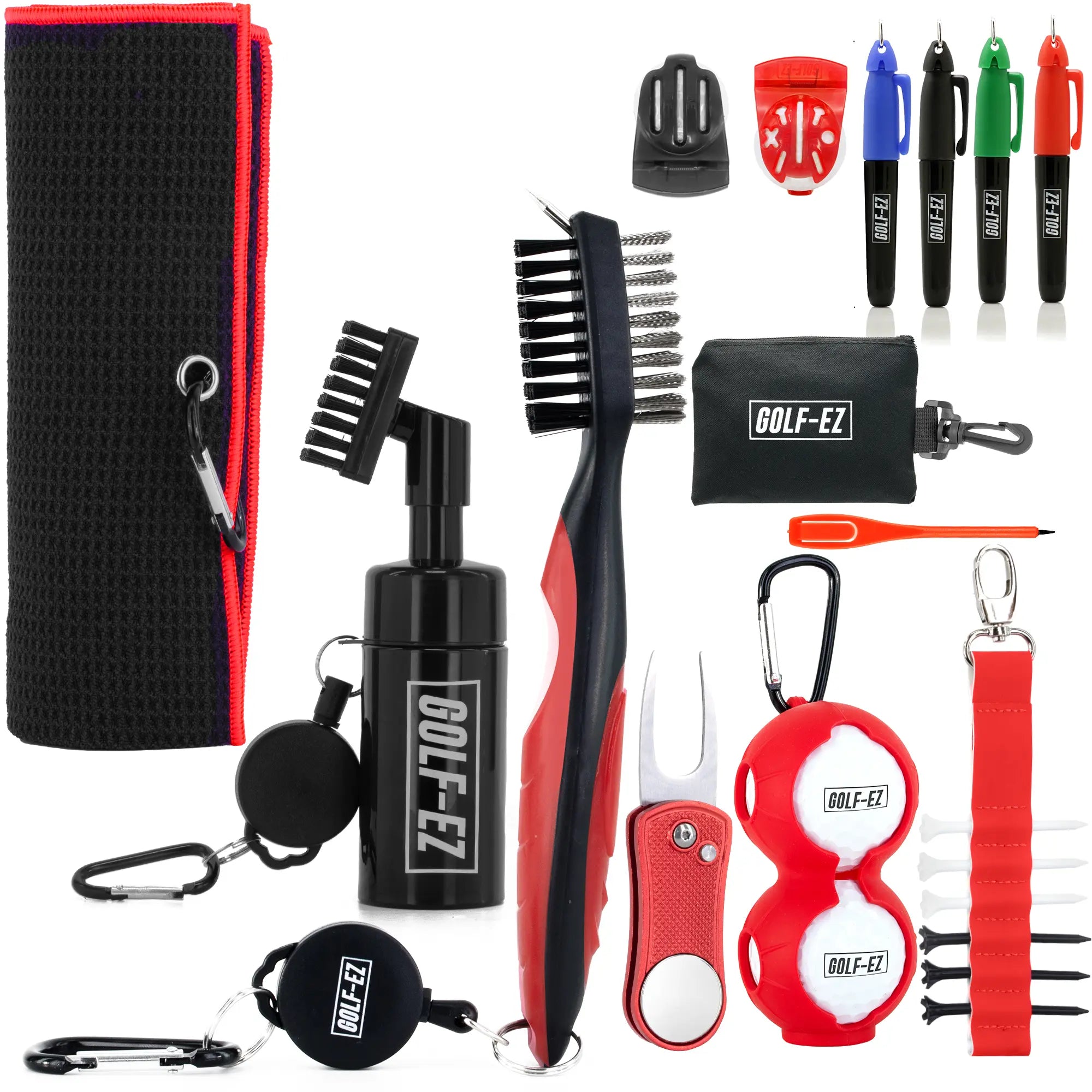 Golf Essentials Kit – 10-in-1 Golf Accessories Set