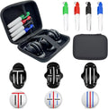 Golf Ball Alignment Marker Set with Stencils & Carry Case