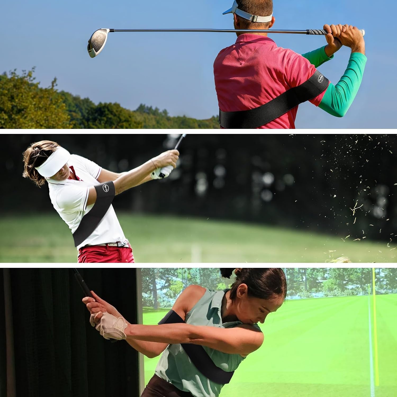 Golf Swing Arm Band Trainer for Better Connection