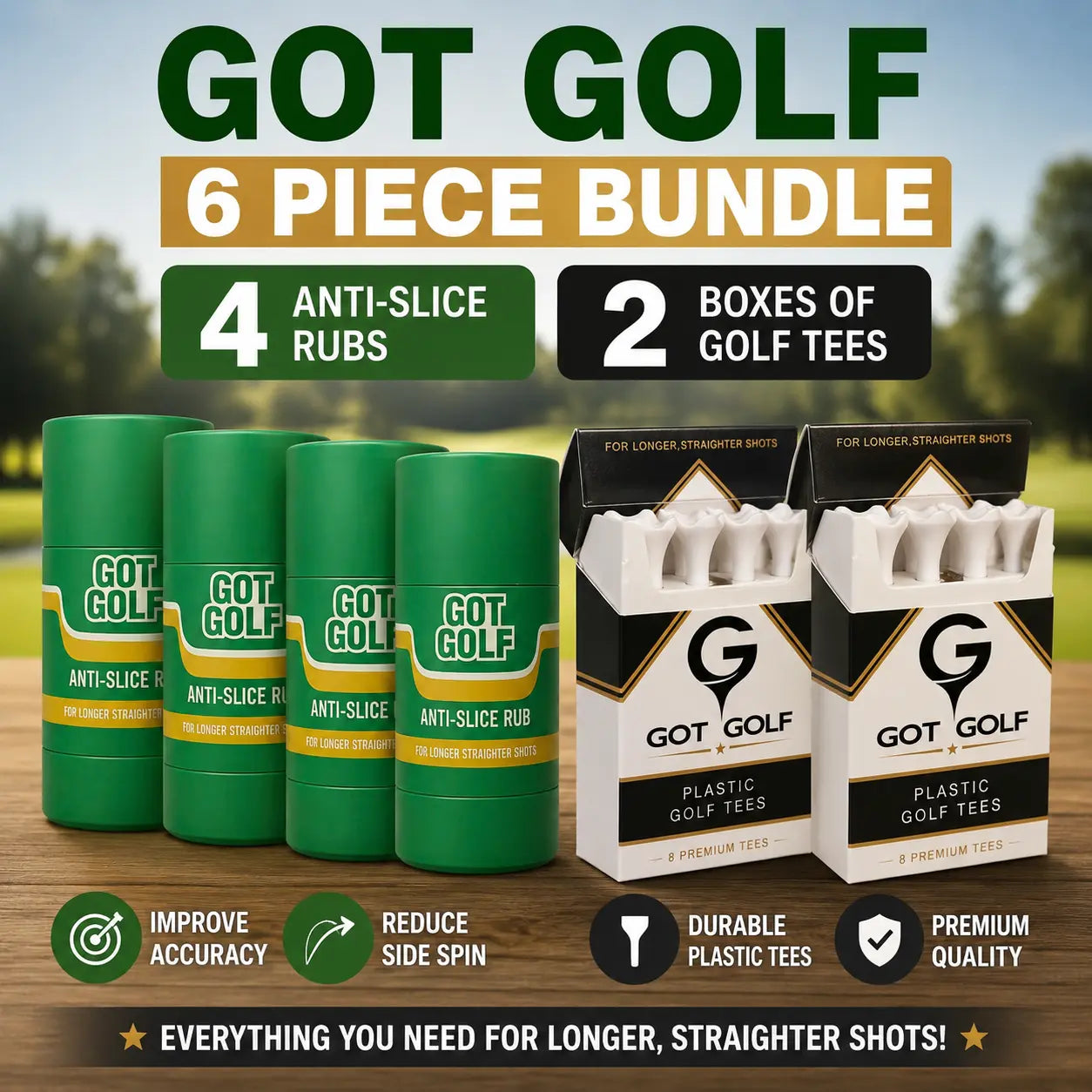 Got Golf Anti-Slice Rub – Reduce Spin & Hit Straighter