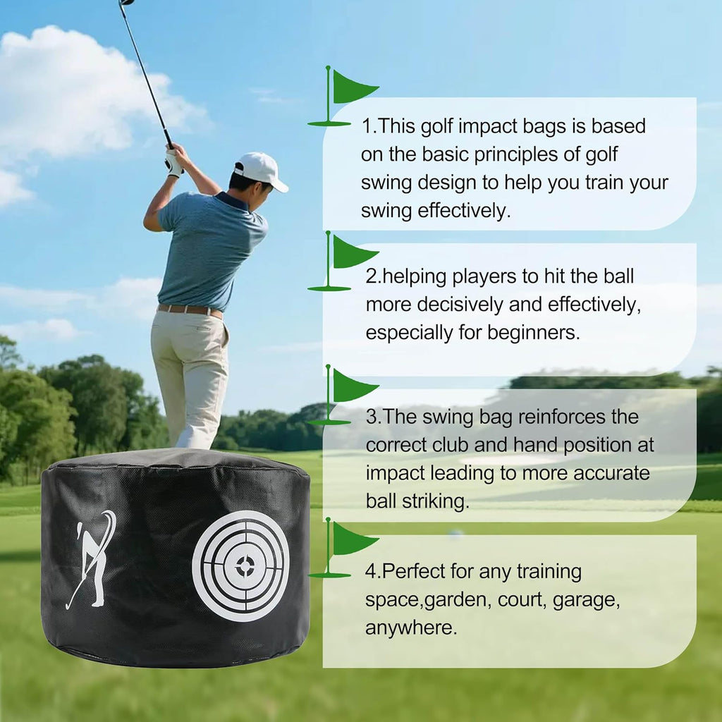 Golf Impact Smash Bag – Golf Swing Training Aid for Better Ball Striking