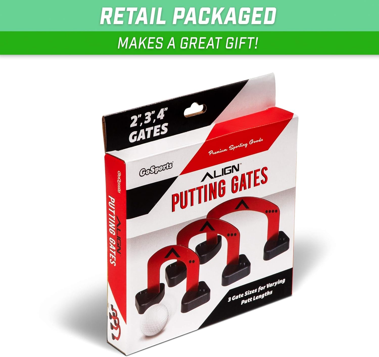 Golf Putting Gates Set – 3 Premium Alignment Gates