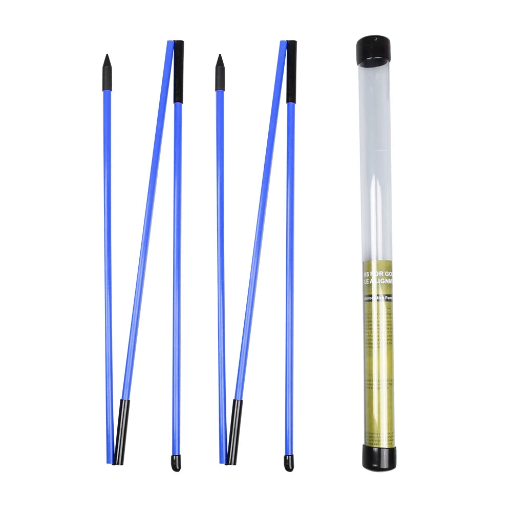 Collapsible Golf Alignment Sticks – 2 Pack Swing Trainer