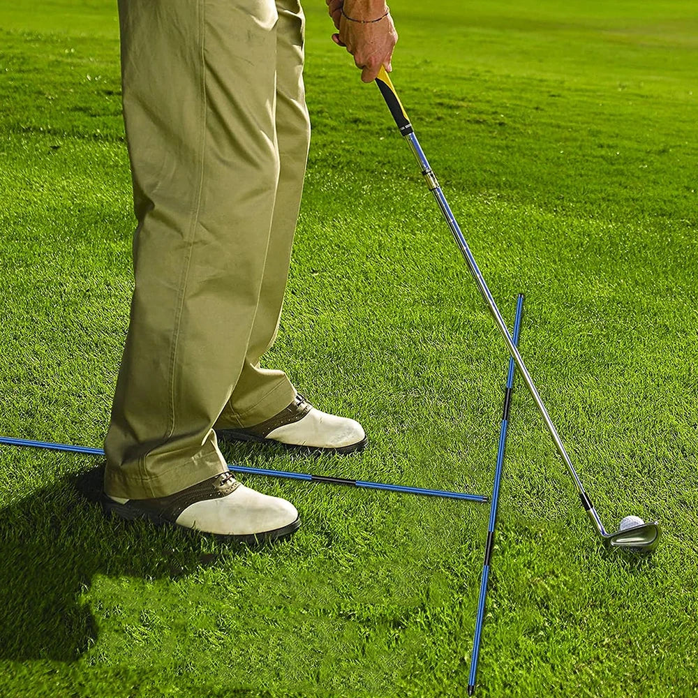 Collapsible Golf Alignment Sticks – 2 Pack Swing Trainer