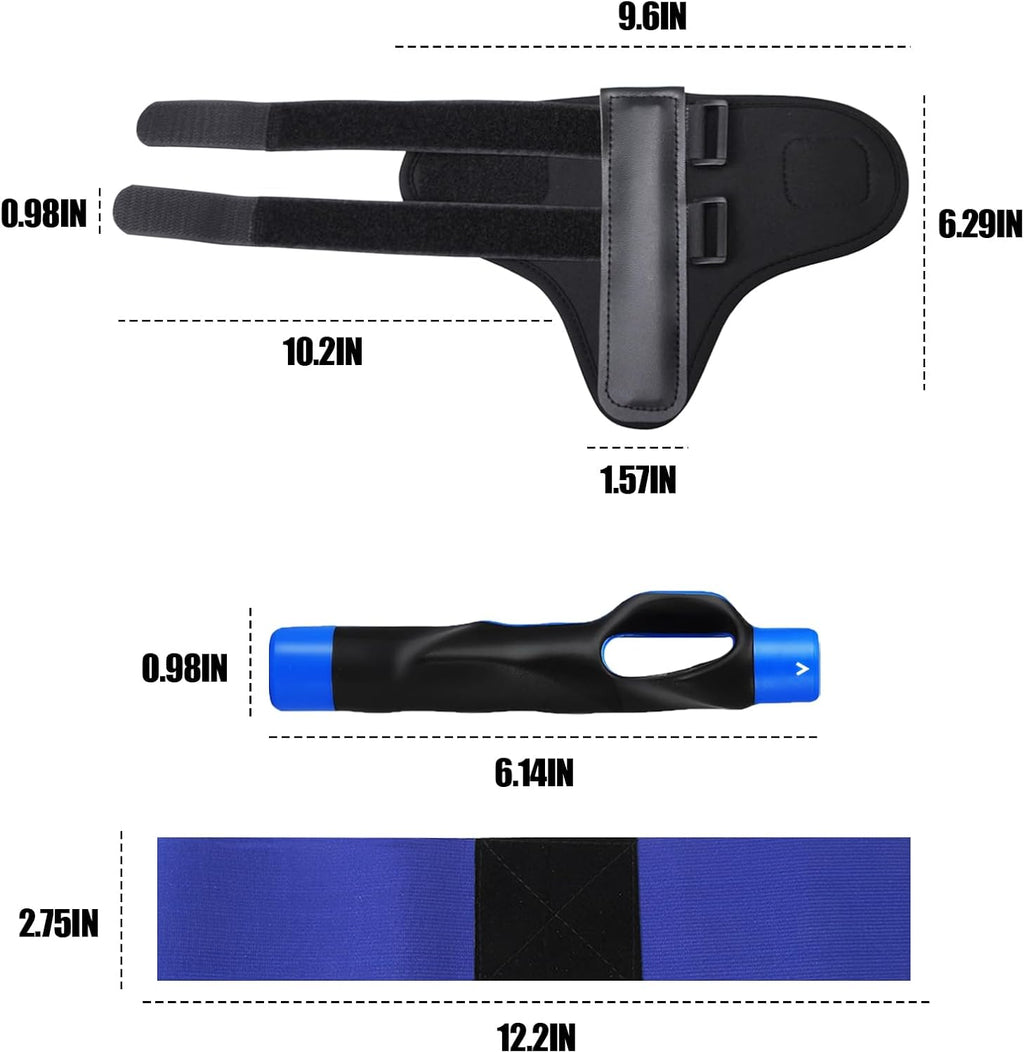 Golf Swing Training Kit – Grip Trainer, Wrist Brace & Arm Band