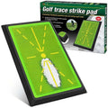 Golf Trace Strike Pad, 1 Set Sequin Golf Hitting Mat, Golf Training Sports Equipment for Indoor & Outdoor, Golf Accessories, Golf Training Accessory, Golf Training Aids, Golf Training Tool, Golf Practice Equipment