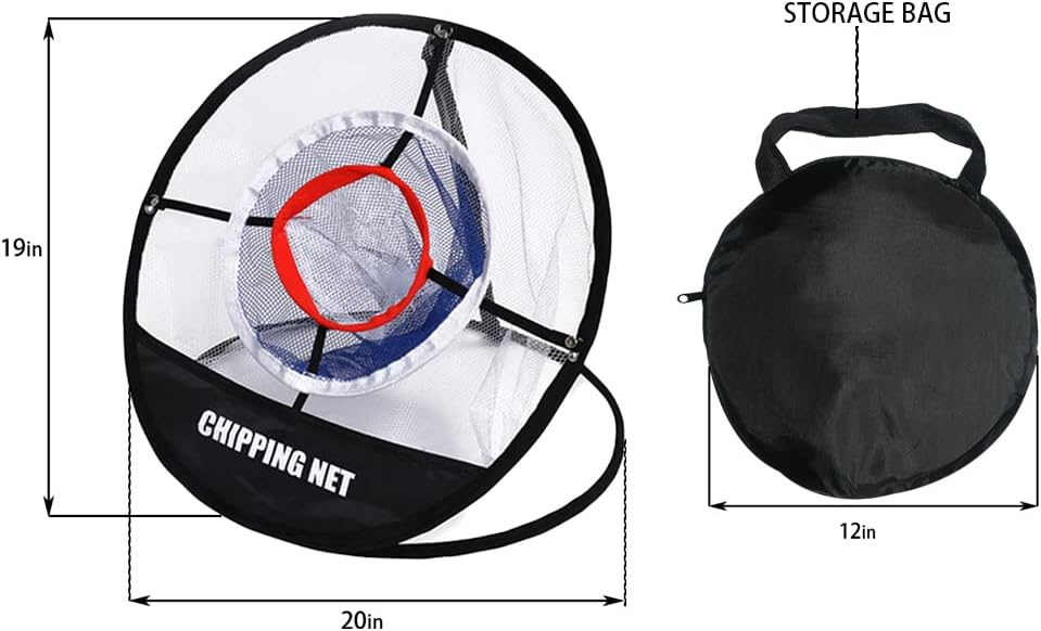 Pop-Up Golf Chipping Net – Foldable Indoor & Outdoor Practice Net