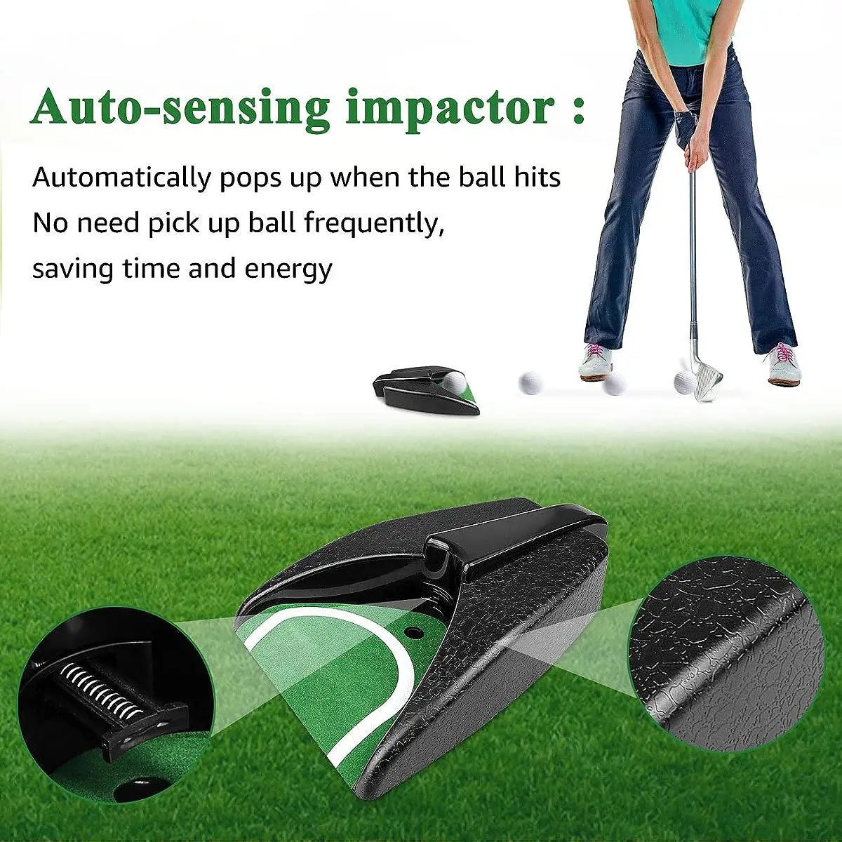 Automatic Golf Putting Returner for Home Practice