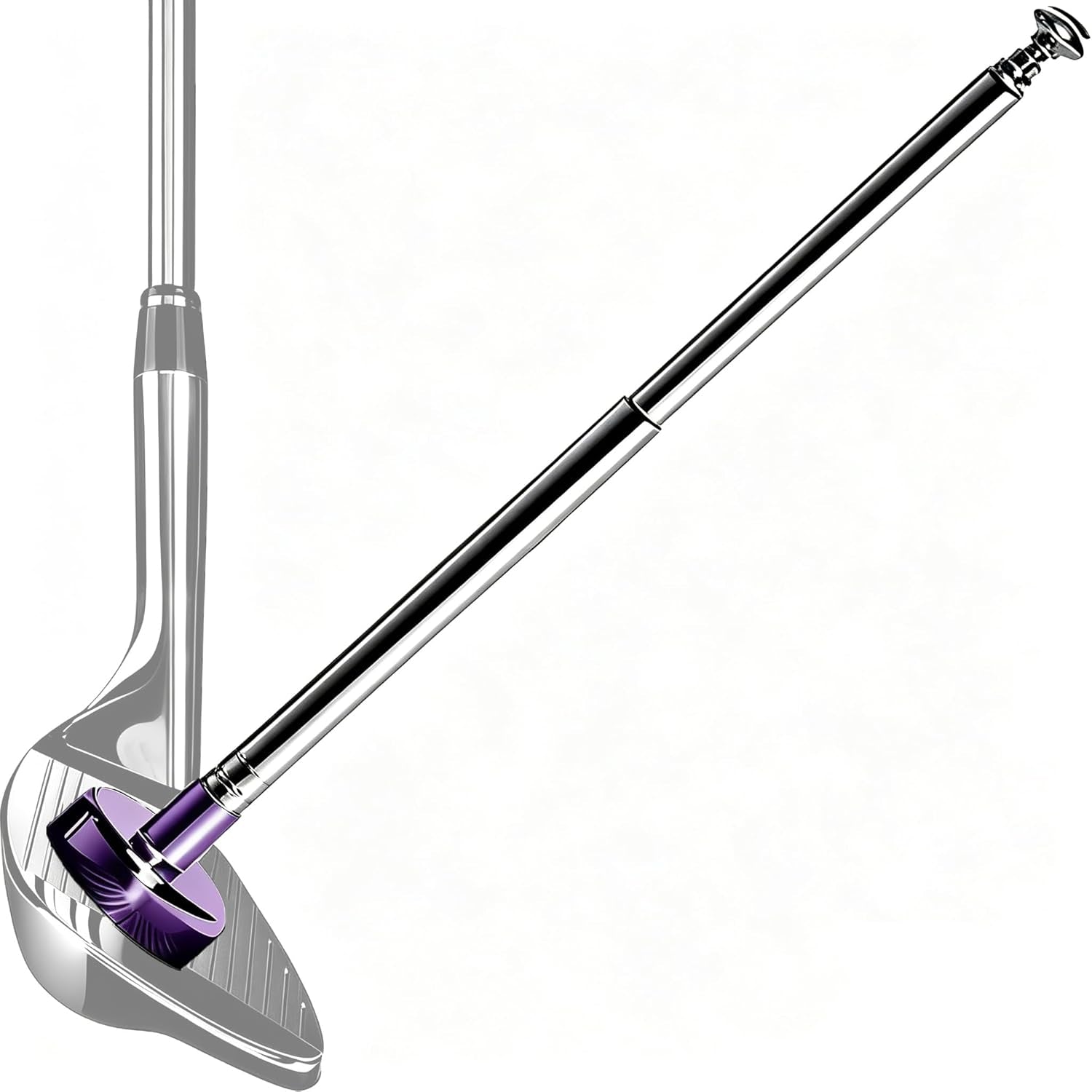 Golf Alignment Rods, Golf Alignment Stick Corrector Lie Angle Tool, Golf Swing Training Aids Aiming Stick - Golf Club Face Aim, Visualize and Align Your Golf Shot