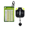 Golf Club Distance Chart & Stroke Counter Set