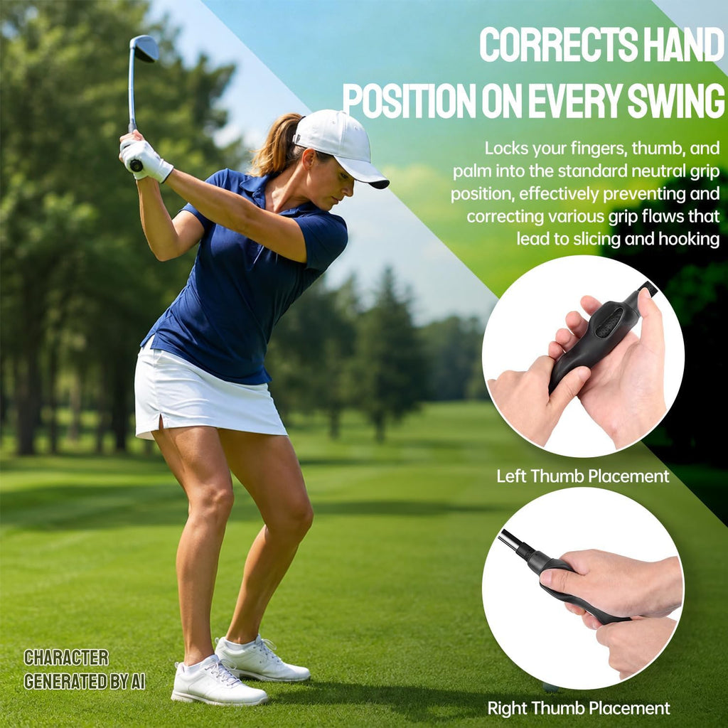 Golf Grip Trainer for Right-Handed Golfers