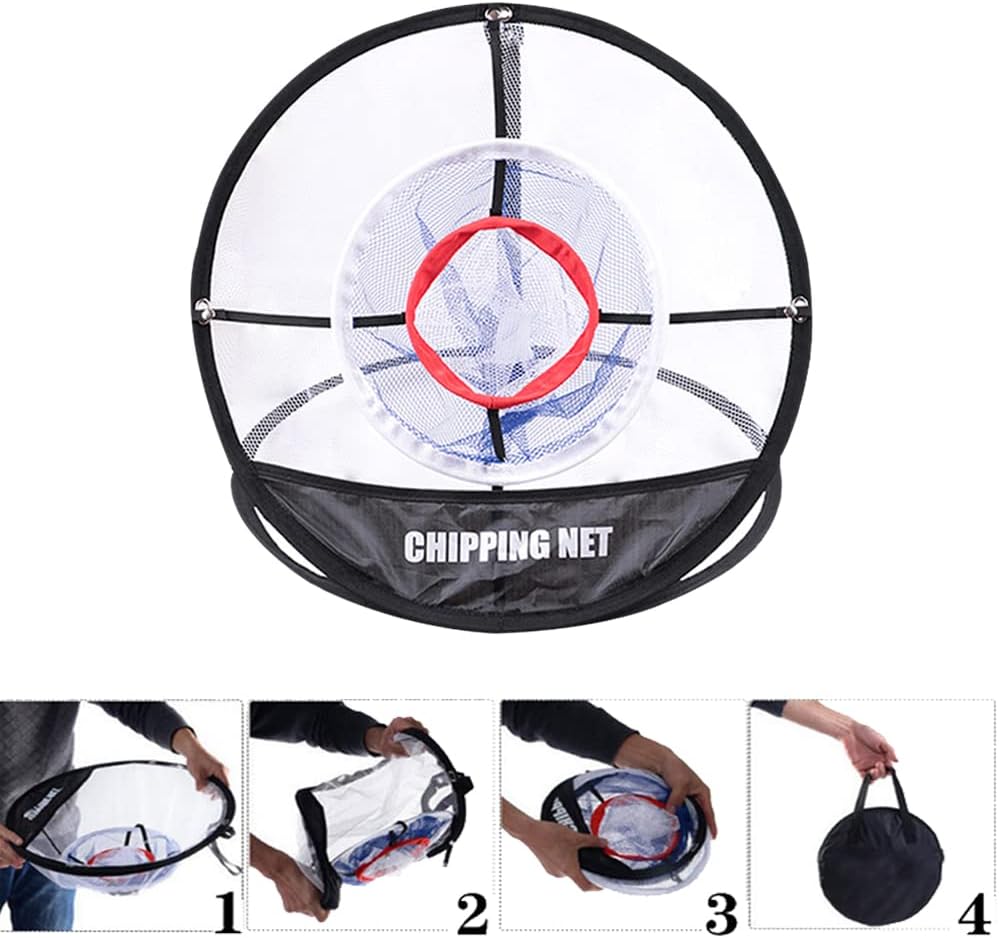 Pop-Up Golf Chipping Net – Foldable Indoor & Outdoor Practice Net