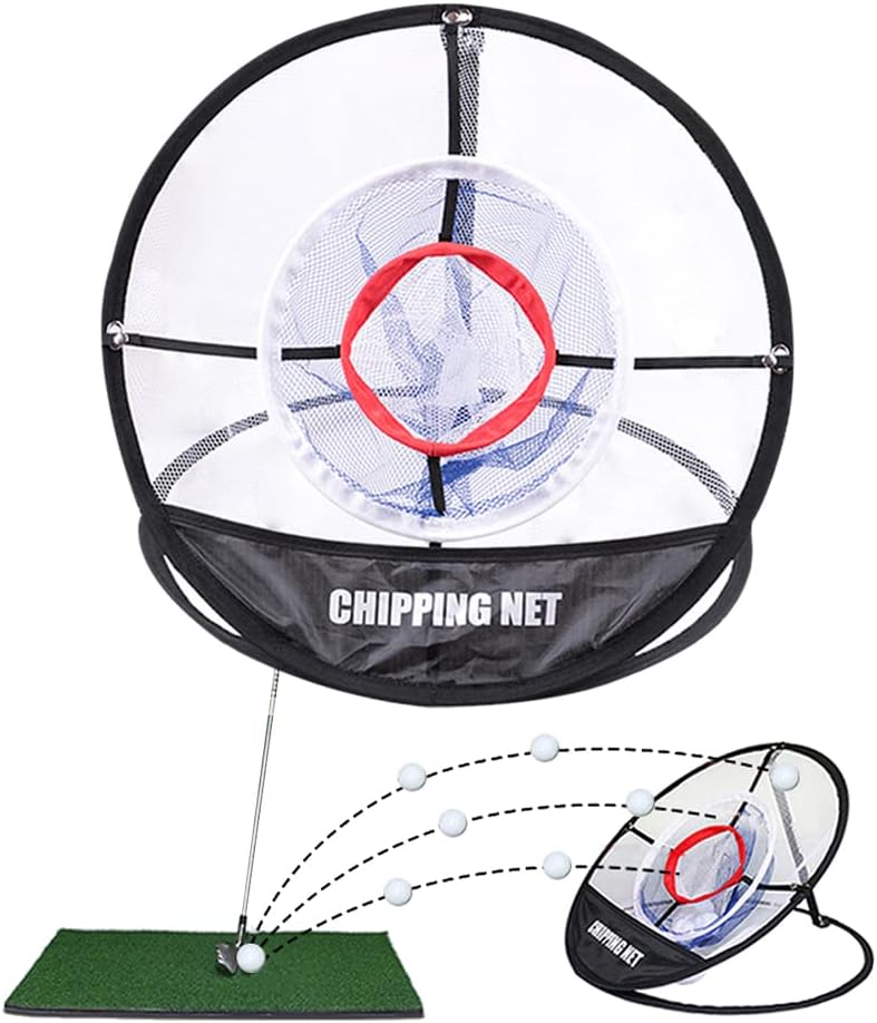 Pop-Up Golf Chipping Net – Foldable Indoor & Outdoor Practice Net