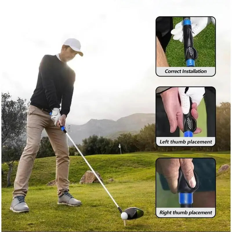 Golf Grip Trainer, Golf Training Aid, Golf Grip Kit, Golf Club Grips, Grip Trainer Golf Club to Help Train Correct Hand Position