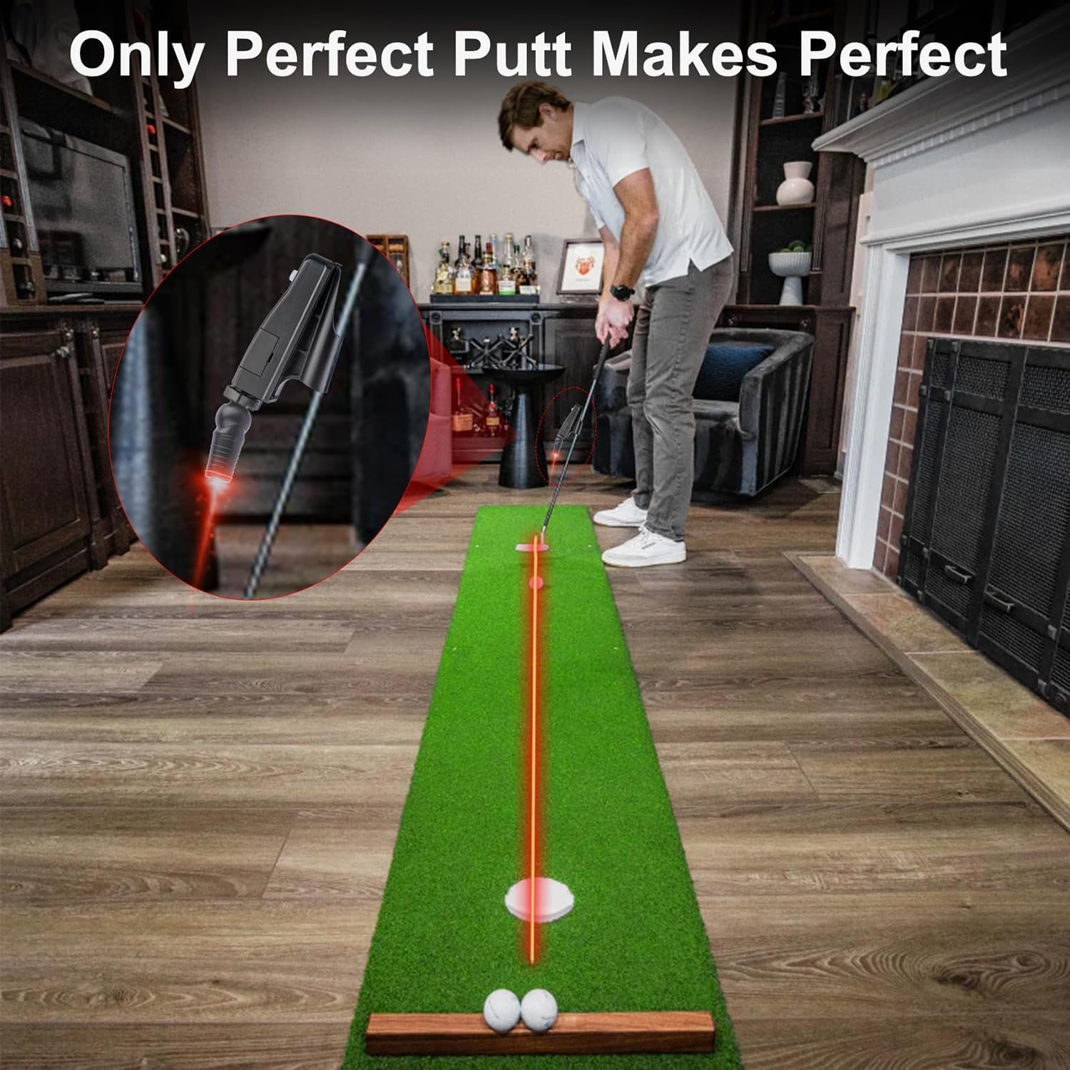 Laser Golf Putting Trainer – Indoor Putting Alignment Aid