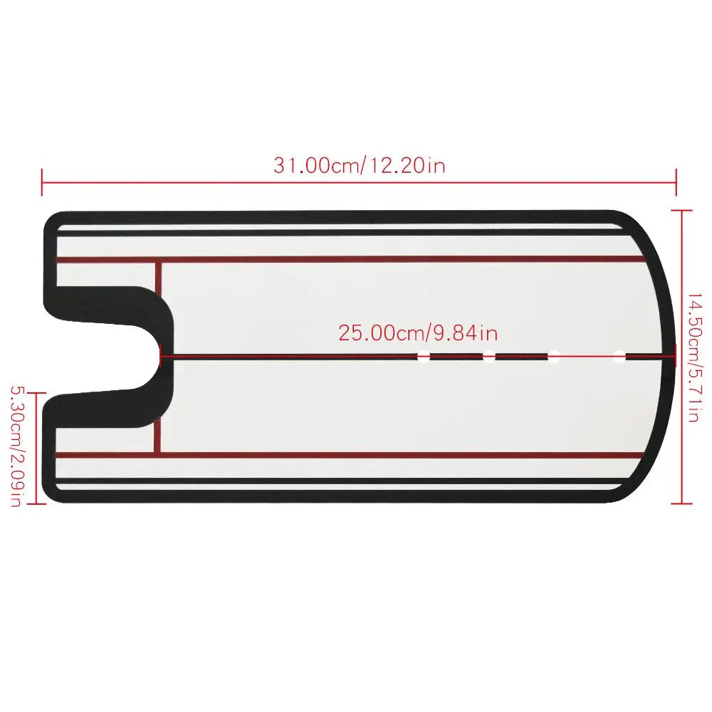 Golf Putting Alignment Mirror, Golf Training Aids, Golf Accessories, Golf Putter, Golf Putting Training Aid, Portable Practice Putting Trainer, Golf Training Tool, Golf Training Accessory, Golf Equipment