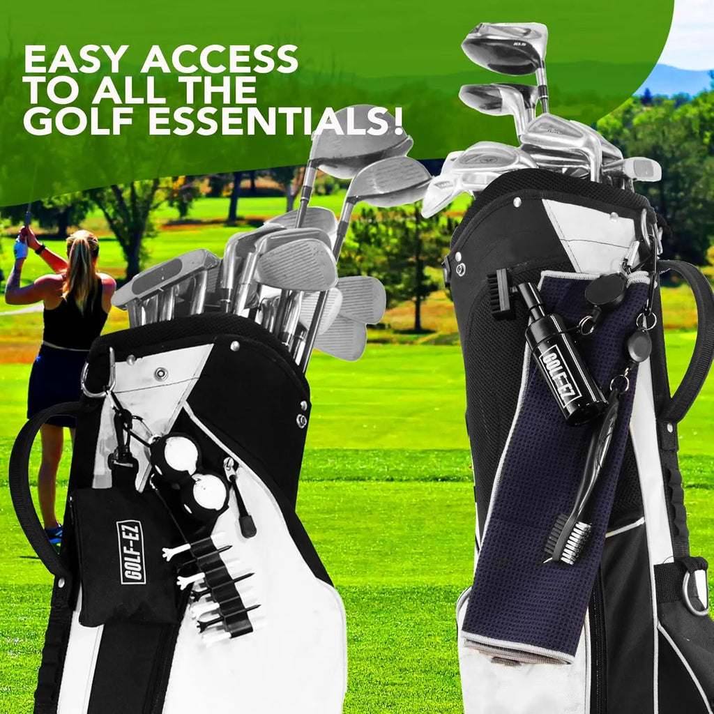 Golf Essentials Kit – 10-in-1 Golf Accessories Set