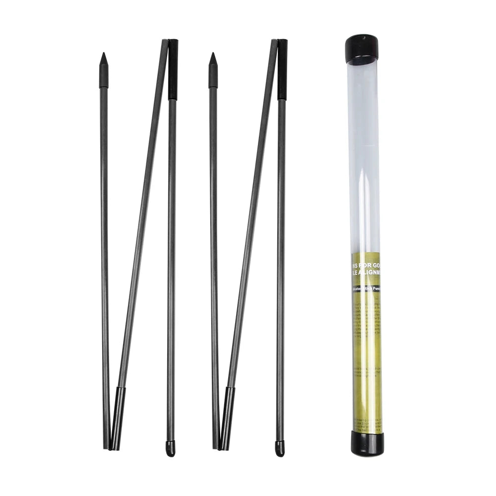 Collapsible Golf Alignment Sticks – 2 Pack Swing Trainer