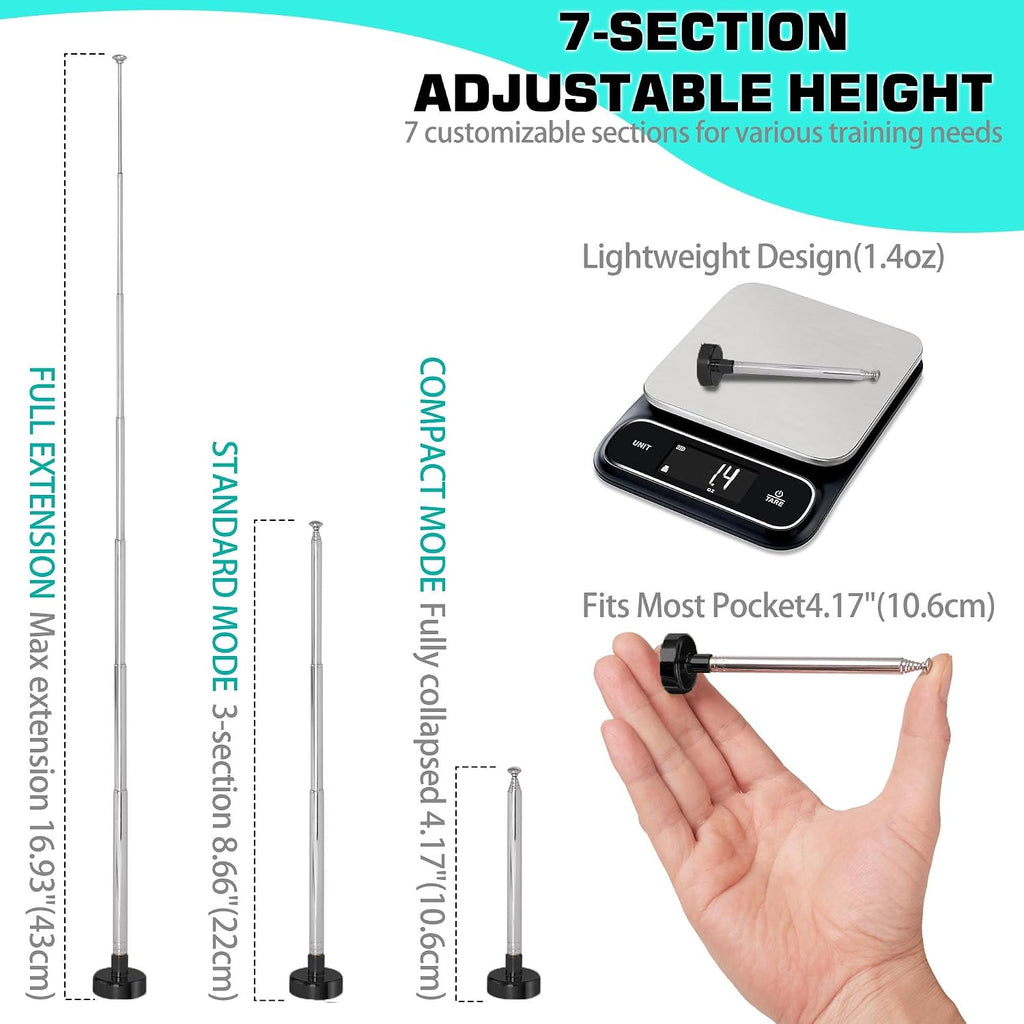 Golf Alignment Rods, Golf Alignment Stick Corrector Lie Angle Tool, Golf Swing Training Aids Aiming Stick - Golf Club Face Aim, Visualize and Align Your Golf Shot