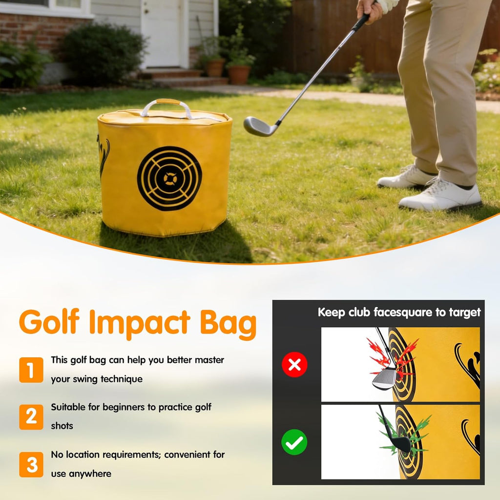 Golf Impact Bag – Golf Swing Trainer for Better Ball Striking