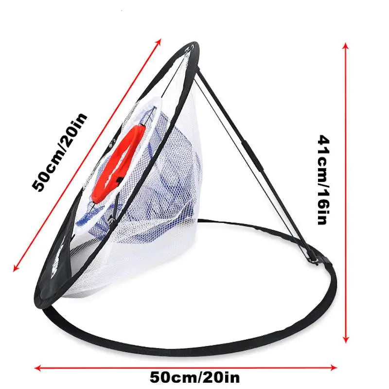 Portable Folding Golf Practice Net, Golf Hitting Net, Golf Practice Equipment, Convenient Golf Training Aid, Golf Training Tool, Golf Training Accessory, for Improve Hitting Skill, Golfers