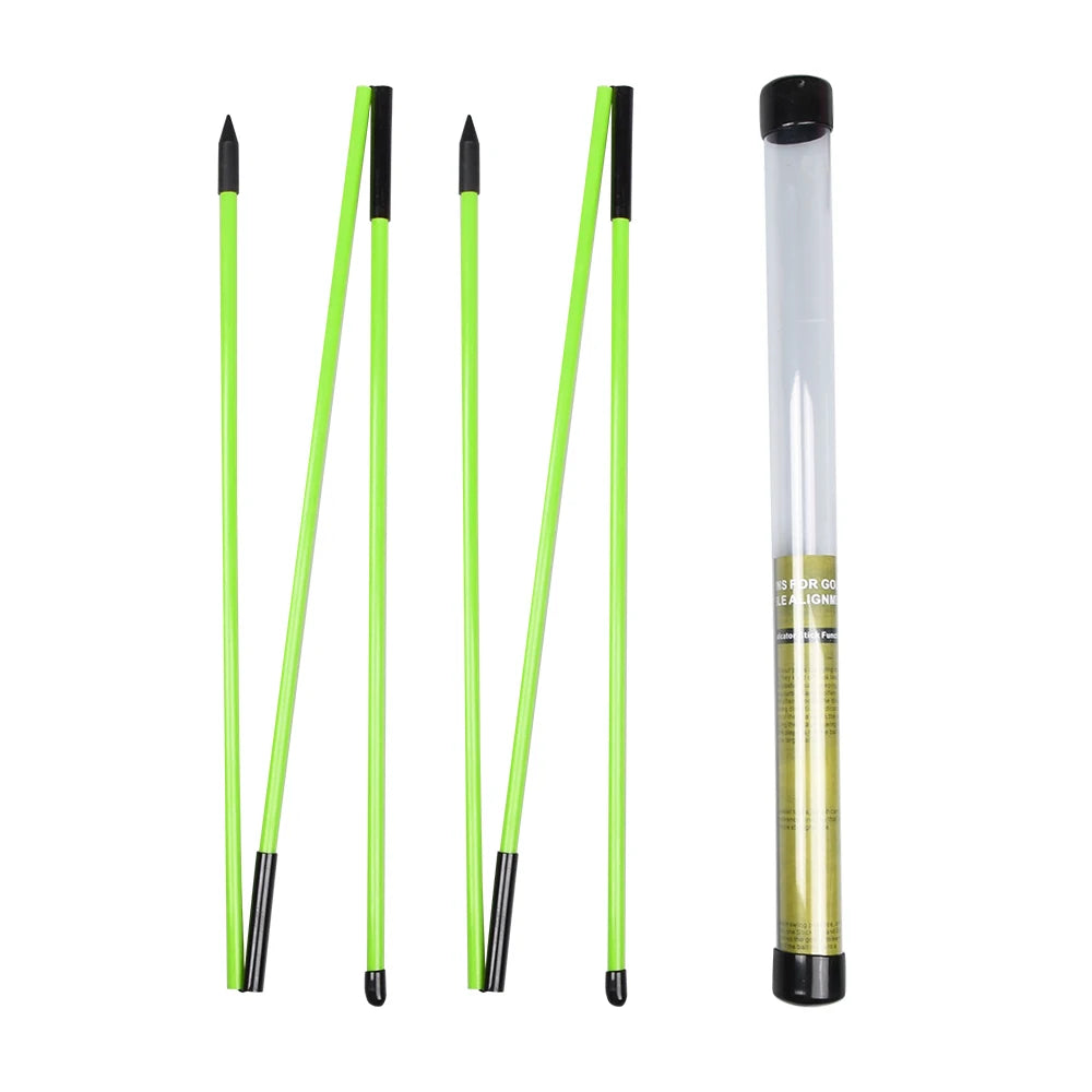 Collapsible Golf Alignment Sticks – 2 Pack Swing Trainer