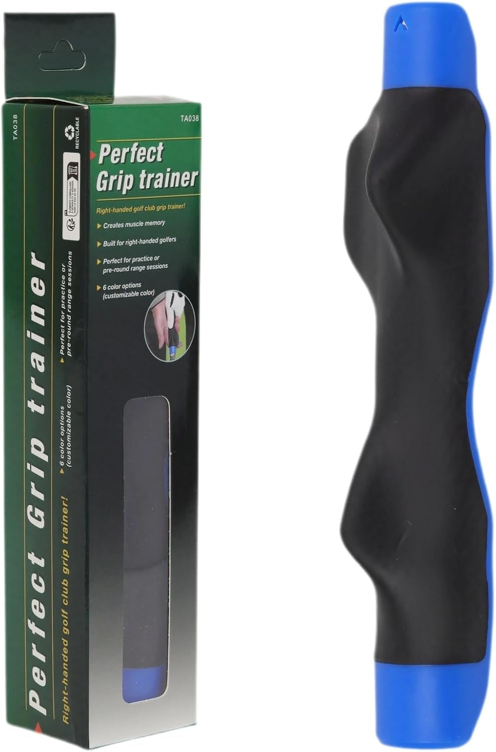 Right-Hand Golf Grip Trainer for Better Swing Consistency