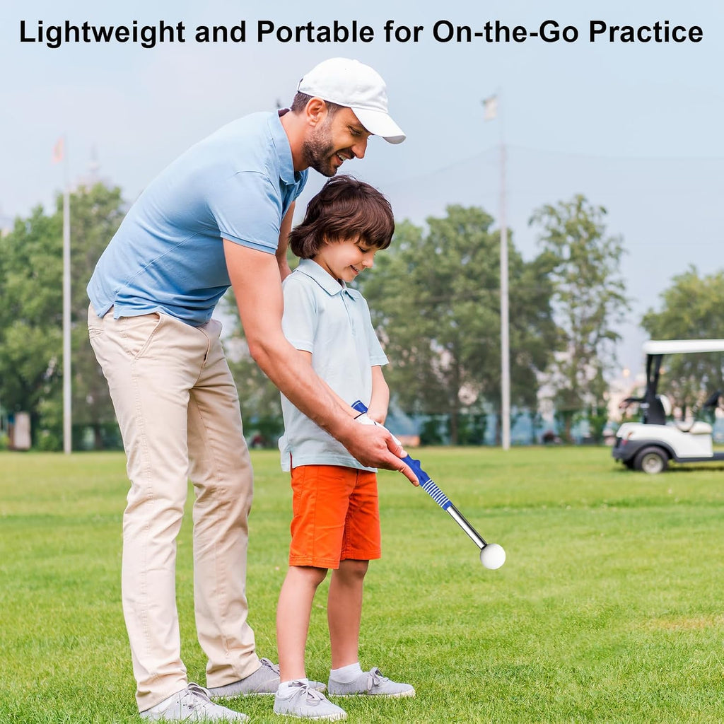 Golf Swing Trainer with Grip Aid & Arm Band (Right-Handed)