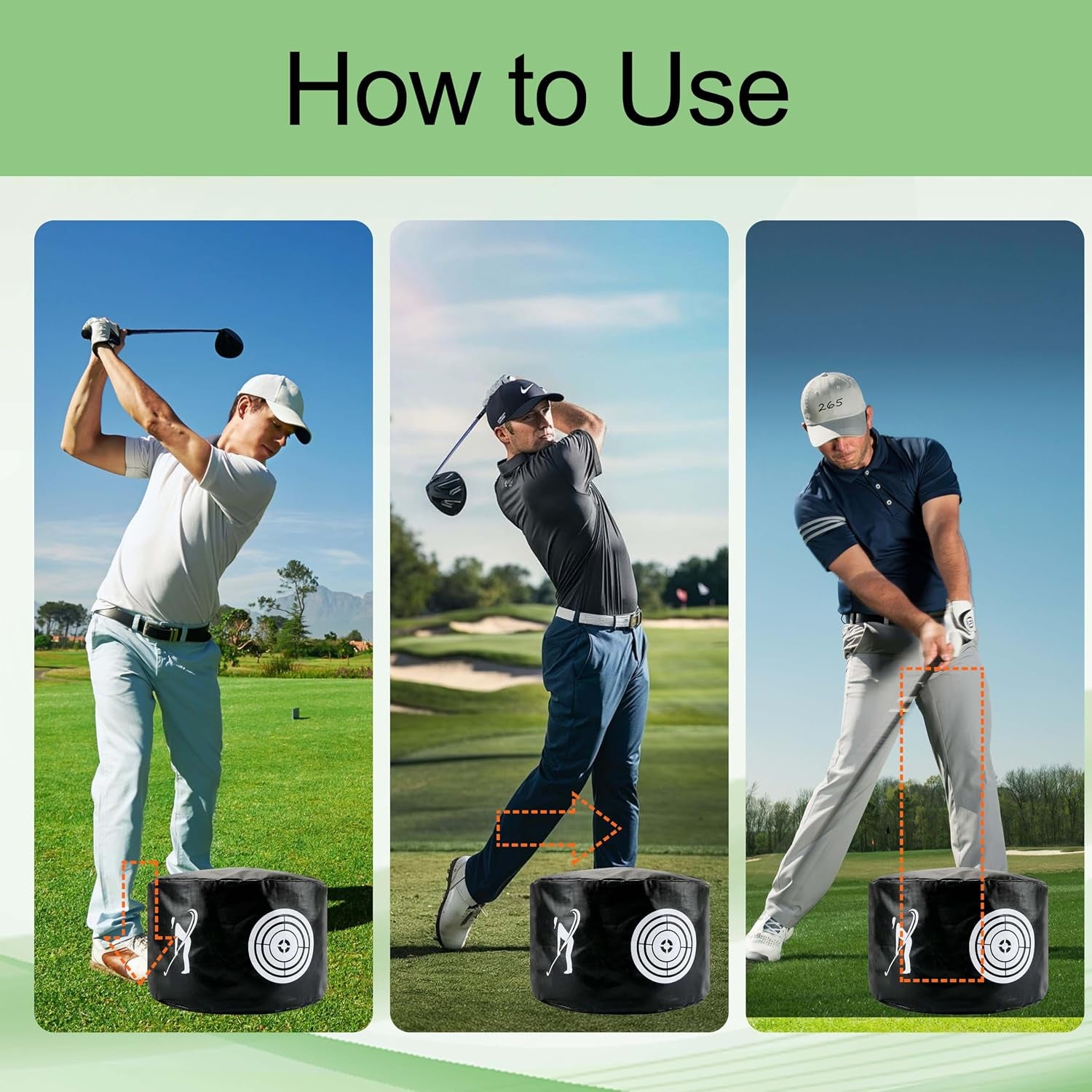 Golf Impact Smash Bag – Golf Swing Training Aid for Better Ball Striking