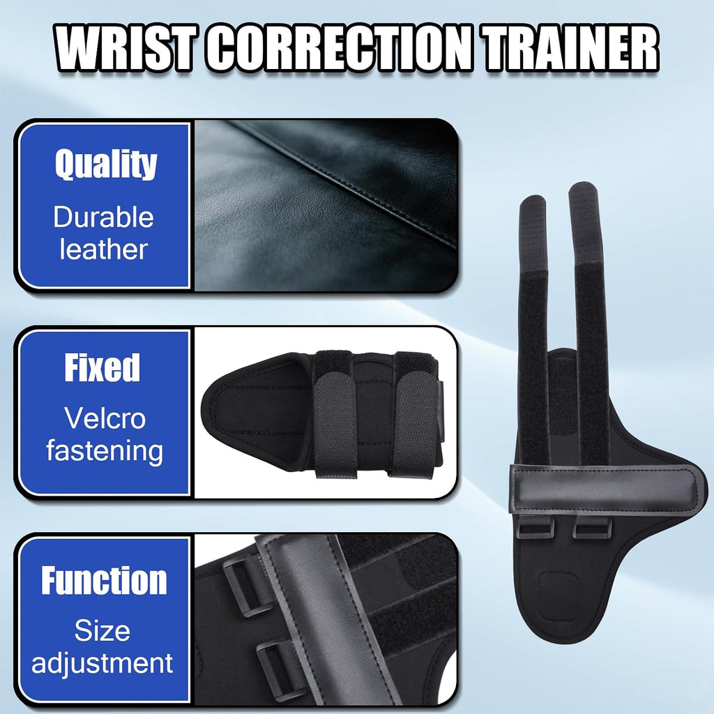 Golf Swing Training Kit – Grip Trainer, Wrist Brace & Arm Band