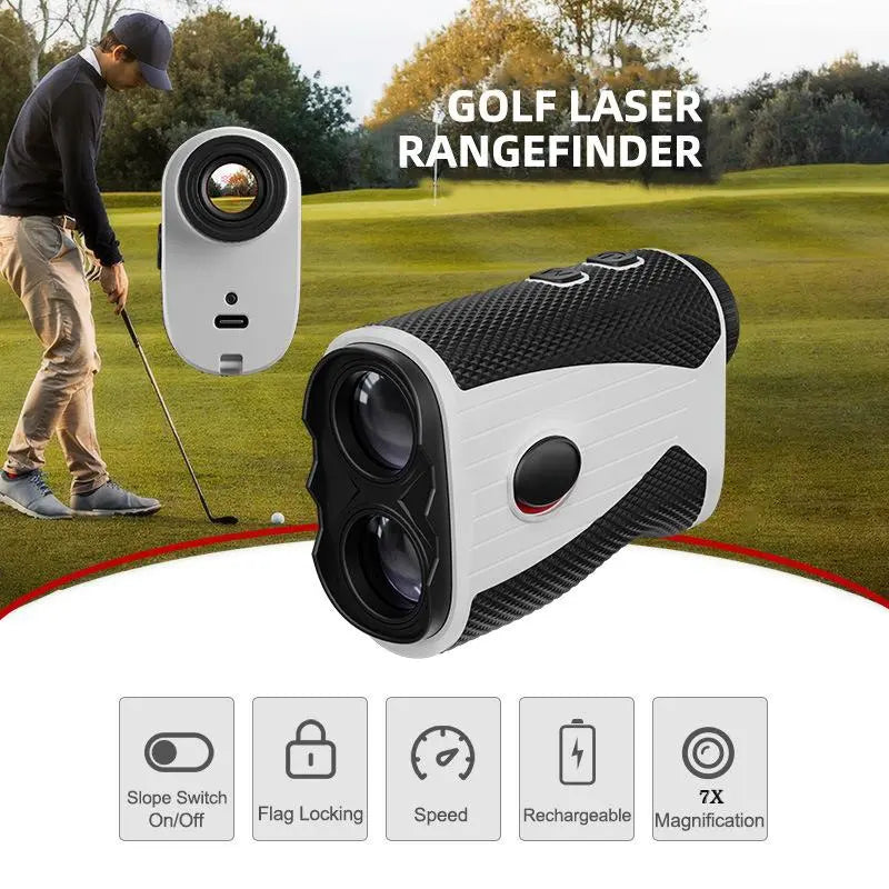 Golf Laser Rangefinder – 1200 Yard Rangefinder with Slope & Magnetic Mount
