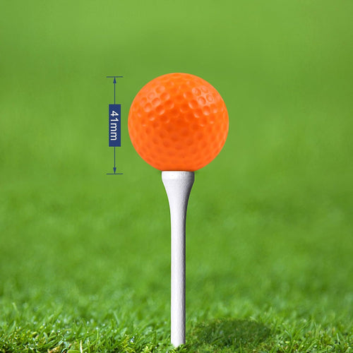 20 Pack Foam Golf Balls, 41Mm Practice Golf Balls, Realistic Feel and Long Lasting Limited Fligh Practice Golf Balls for Backyard, Soft Golf Balls for Indoor or Outdoor