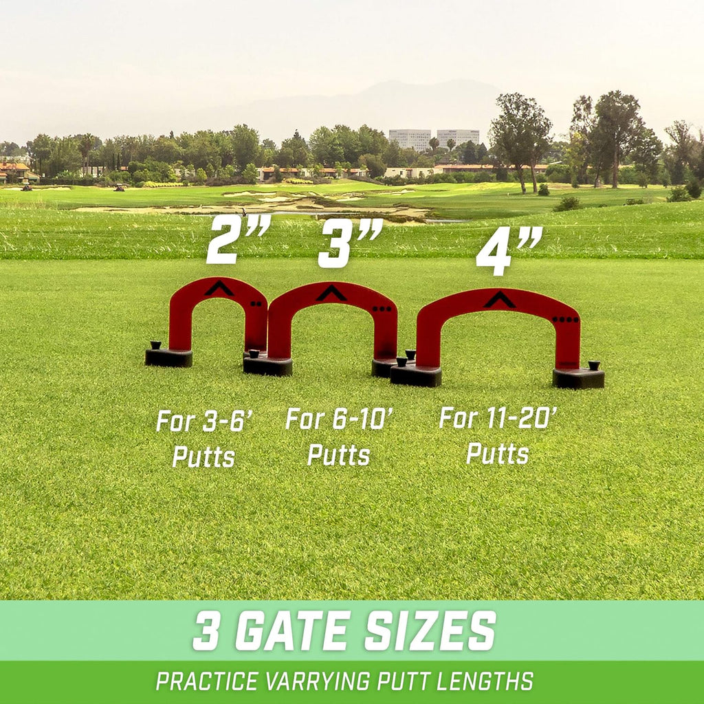 Golf Putting Gates Set – 3 Premium Alignment Gates