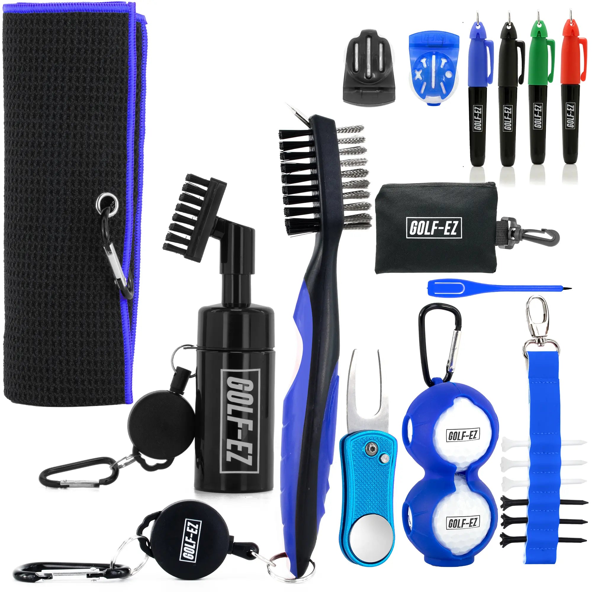 Golf Essentials Kit – 10-in-1 Golf Accessories Set