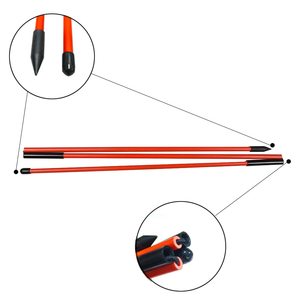 Collapsible Golf Alignment Sticks – 2 Pack Swing Trainer