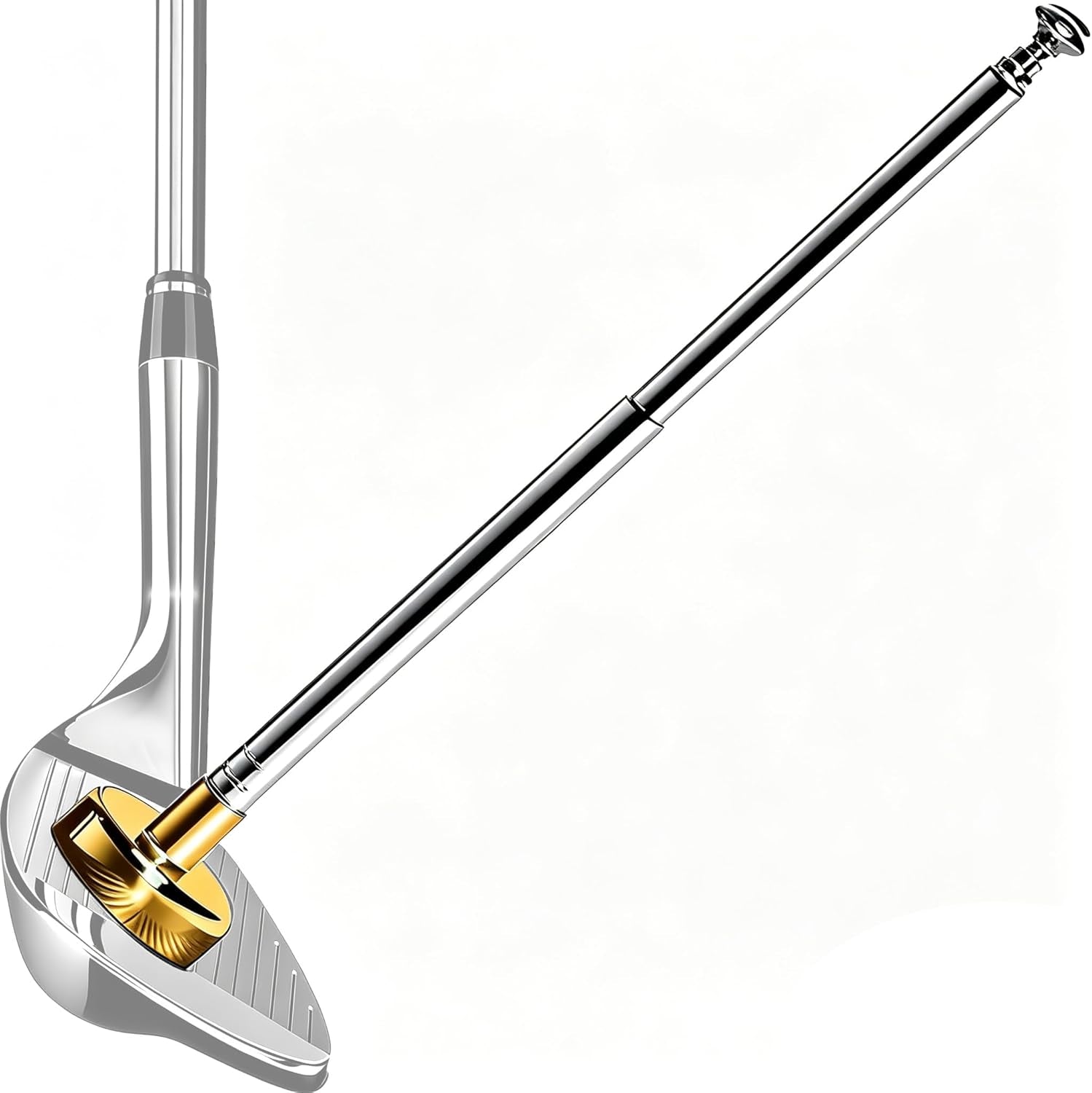 Golf Alignment Rods, Golf Alignment Stick Corrector Lie Angle Tool, Golf Swing Training Aids Aiming Stick - Golf Club Face Aim, Visualize and Align Your Golf Shot
