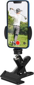 Golf Cart Phone Mount – 360° Adjustable Cell Phone Holder for Swing Recording