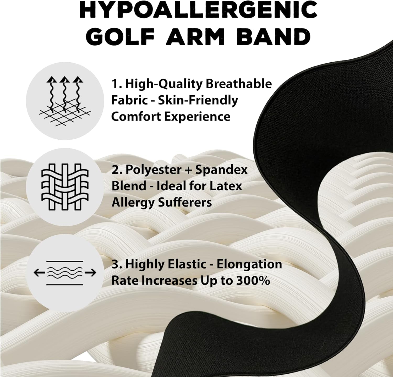 Adjustable Golf Swing Arm Band – Fix Chicken Wing
