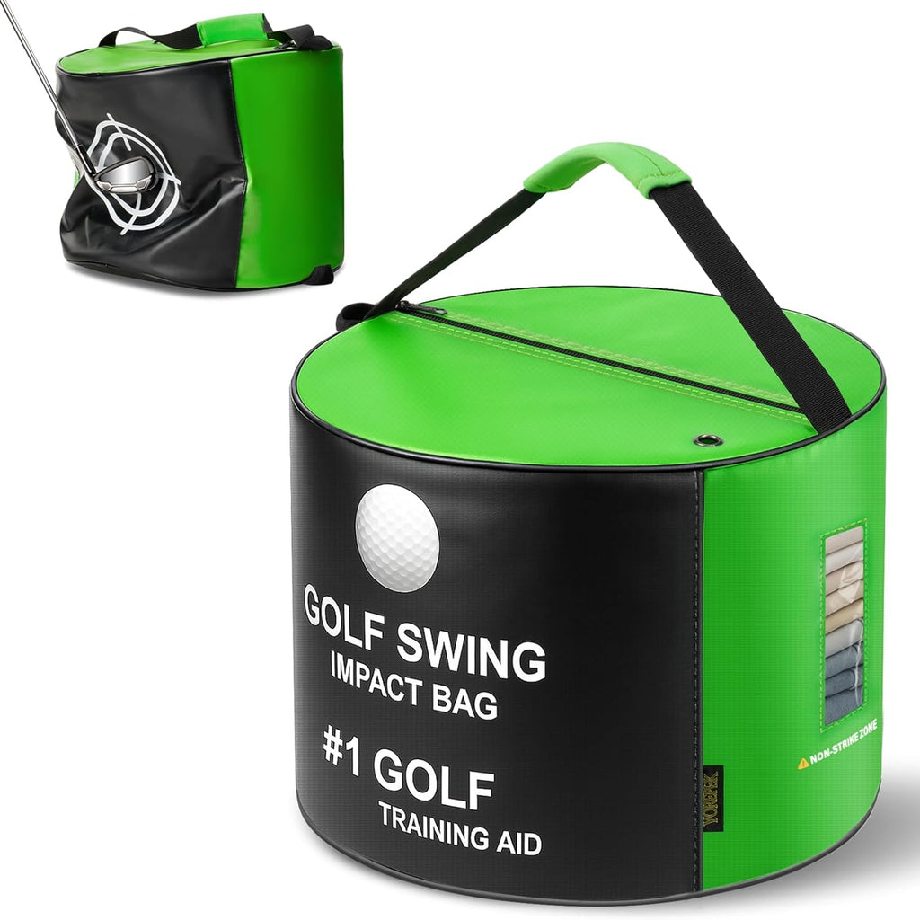 Golf Impact Bag for Swing Training – Heavy-Duty Golf Smash Bag with Target